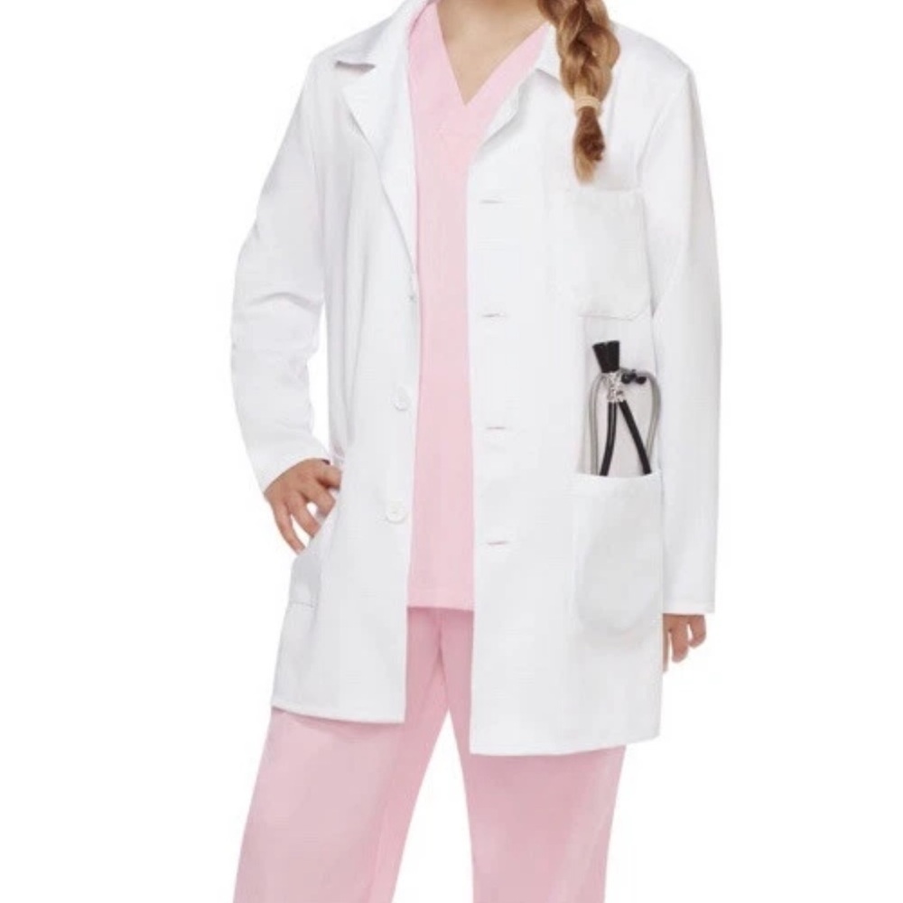Spirit Kids Doctor Costume - Pink and White